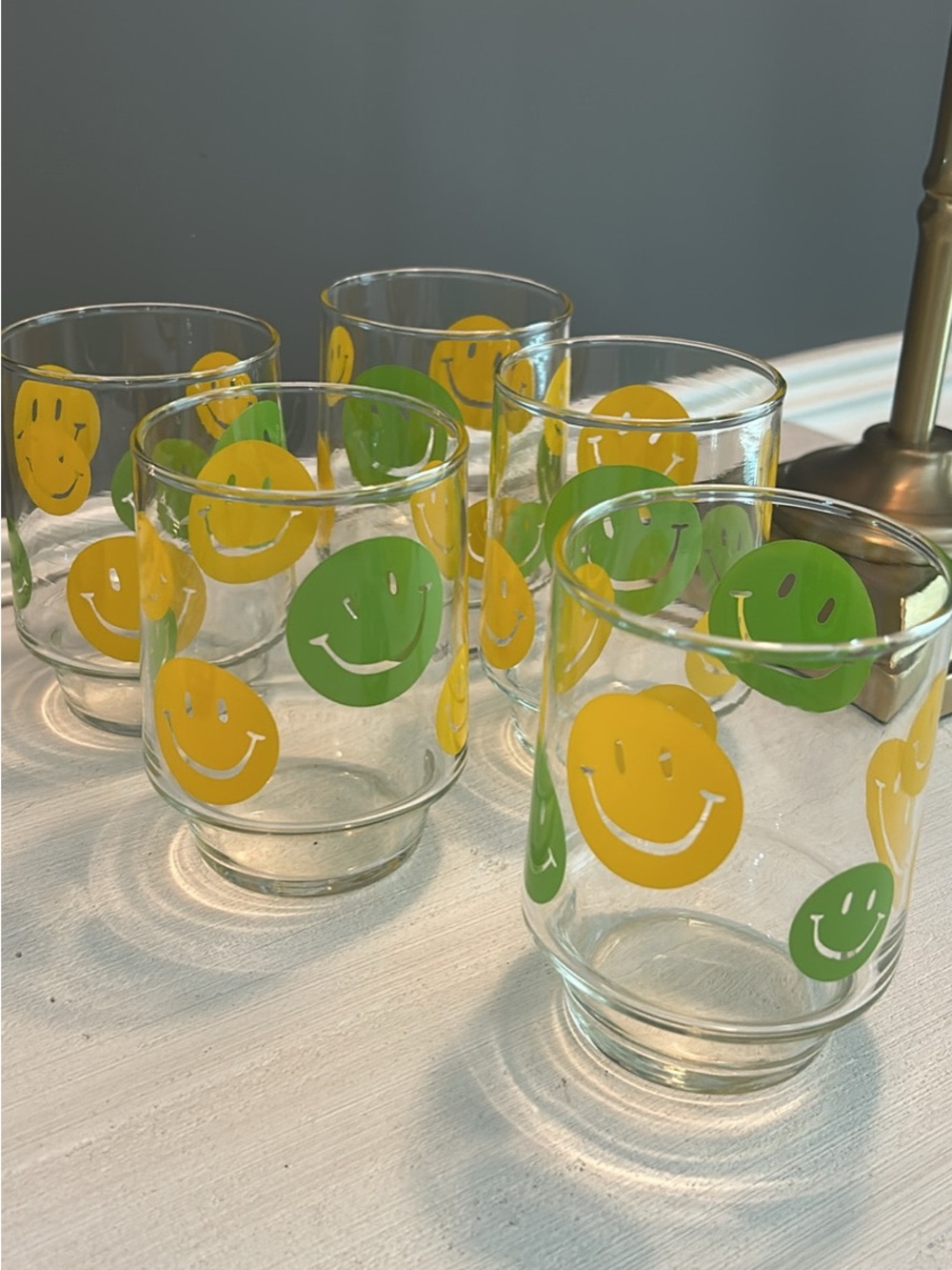 Vintage 1970s fun and groovy Libbey glasses